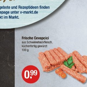 Cevapcici bei V-Markt