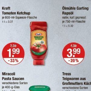 Ketchup bei V-Markt