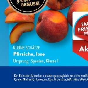 Pfirsiche bei Aldi SÜD