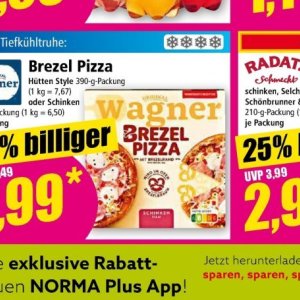 Pizza wagner wagner bei Norma