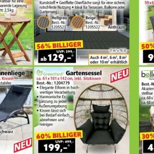 Gartensessel bei Norma