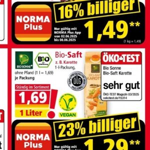 Säfte bei Norma