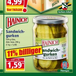 Gurken bei Norma
