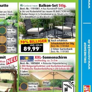 Schaukelstuhl bei Norma