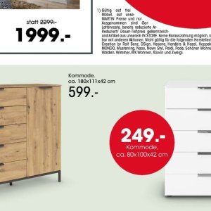 Kommode bei Möbel Martin