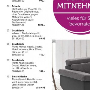 Tischplatte bei Möbel Martin