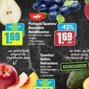 Heidelbeeren bei Hit