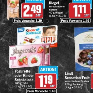 Schokolade bei Hit