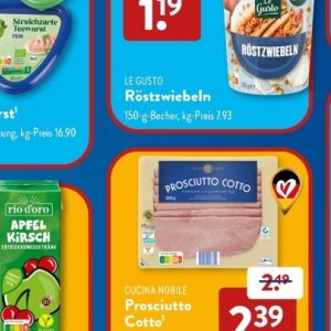Prosciutto bei Aldi SÜD