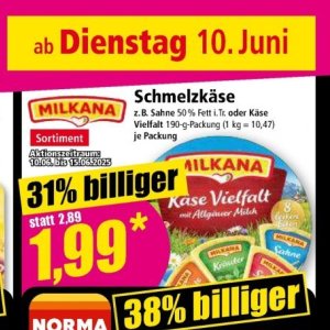 Sahne milkana  bei Norma