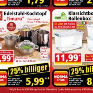 Milch bei Norma