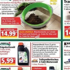 Zement bei Norma