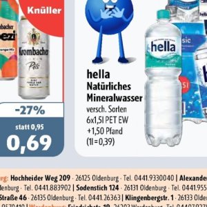 Mineralwasser bei Aktiv Irma
