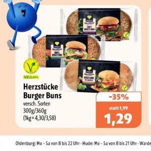 Burger bei Aktiv Irma