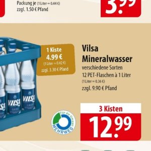Mineralwasser bei Famila Nord Ost