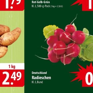 Radieschen bei Famila Nord Ost