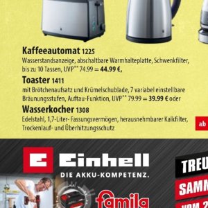 Toaster bei Famila Nord Ost