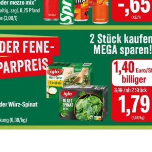 Spinat bei Feneberg
