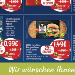 Burger bei Elli Markt