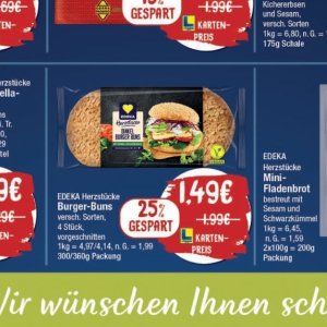Burger bei Elli Markt
