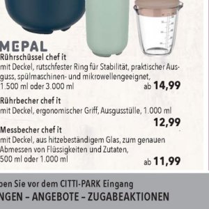 Glas bei Citti Markt
