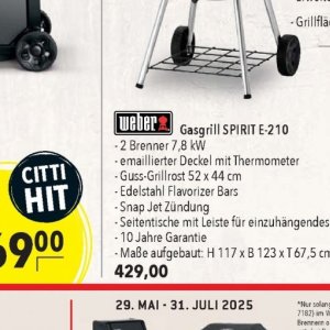 Brenner bei Citti Markt