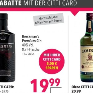 Gin bei Citti Markt