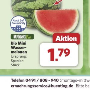 Wassermelonen bei Combi