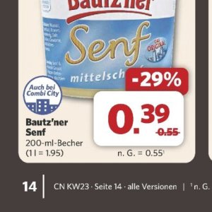 Senf bei Combi