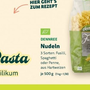 Nudeln bei BioMarkt