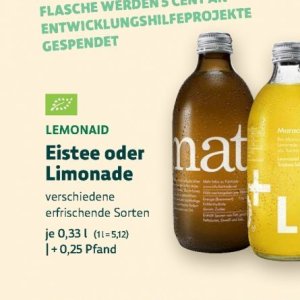 Eistee bei BioMarkt