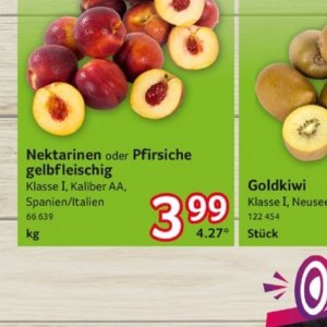 Pfirsiche bei Selgros