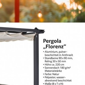 Pergola bei Selgros