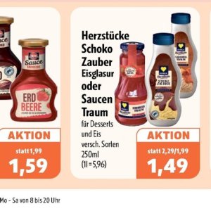 Saucen bei Aktiv Irma