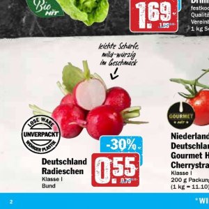Radieschen bei Hit