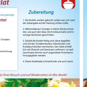Nudeln bei Mix Markt
