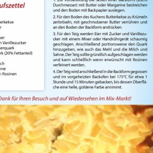 Teig bei Mix Markt