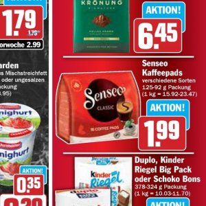 Kaffeepads bei Hit