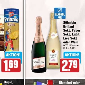 Sekt bei Hit