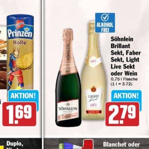 Sekt bei Hit