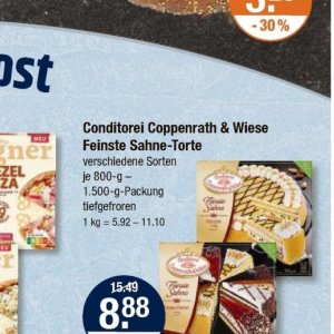 Sahne bei V-Markt