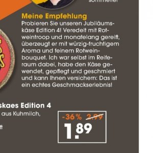 Käse bei V-Markt