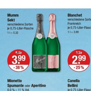 Mumm bei V-Markt
