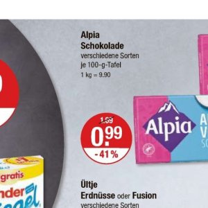 Schokolade bei V-Markt