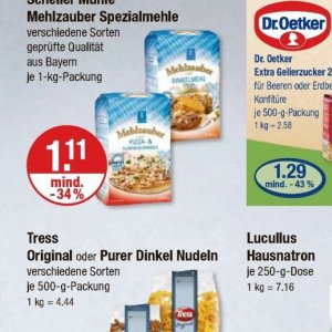 Pizza bei V-Markt