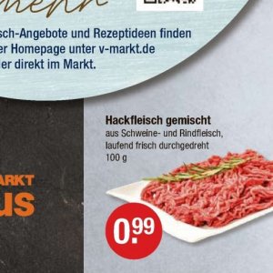 Hackfleisch bei V-Markt