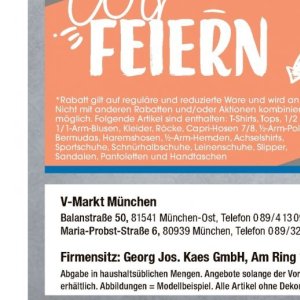 Blusen bei V-Markt