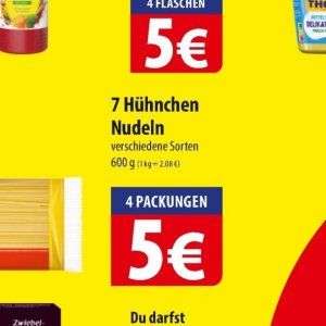 Nudeln bei Famila Nord Ost