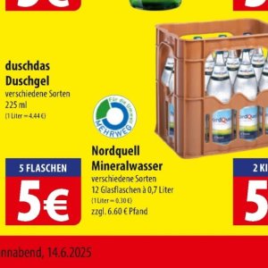 Mineralwasser bei Famila Nord Ost