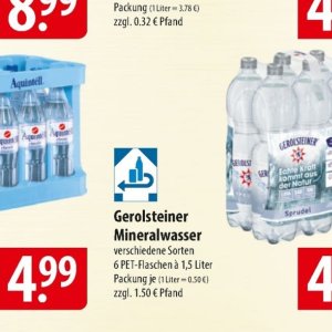 Mineralwasser bei Famila Nord Ost